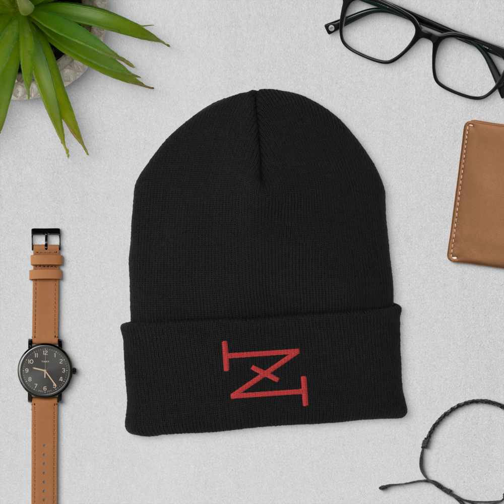 TZT Cuffed Beanie Code Red